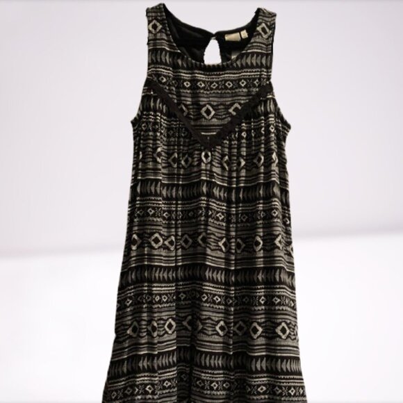 Mudd Girls Crochet A-Line Tribal Print Dress NWT - Picture 1 of 7